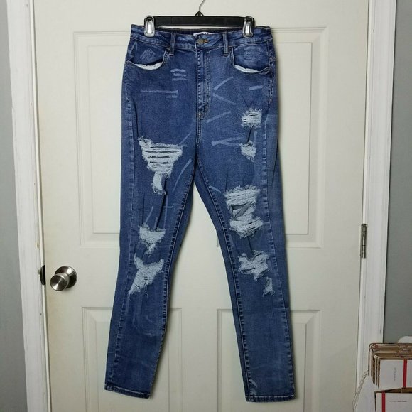 The MAP Jeans Fashion Nova Skinny High Rise 1X - Picture 1 of 7